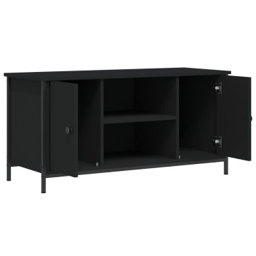 vidaXL Έπιπλο Τηλεόρασης Μαύρο 100x40x50cm Επεξεργασμένο Ξύλο