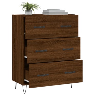 vidaXL Ντουλάπι Καφέ Δρυς 69,5x34x90cm Επεξεργασμένο Ξύλο 1 τεμ.