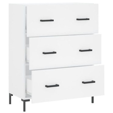 vidaXL Ντουλάπι Λευκό 69,5x34x90cm από Επεξεργασμένο Ξύλο 1 τεμ.