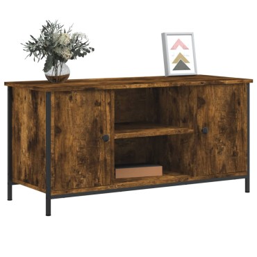 vidaXL Έπιπλο Τηλεόρασης Καπνιστή Δρυς 100x40x50cm Επεξ. Ξύλο