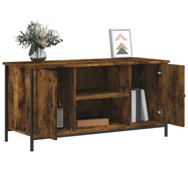 vidaXL Έπιπλο Τηλεόρασης Καπνιστή Δρυς 100x40x50cm Επεξ. Ξύλο