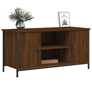 vidaXL Έπιπλο Τηλεόρασης Καφέ Δρυς 100x40x50cm Επεξεργασμένο Ξύλο