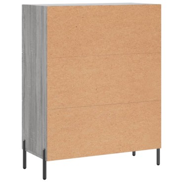 vidaXL Ντουλάπι Γκρι Sonoma 69,5x34x90cm από Επεξεργασμένο Ξύλο 1 τεμ.