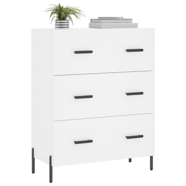 vidaXL Ντουλάπι Λευκό 69,5x34x90cm από Επεξεργασμένο Ξύλο 1 τεμ.