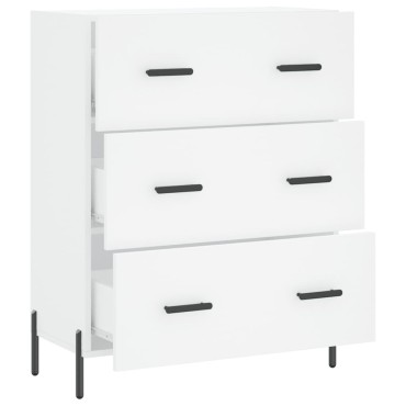 vidaXL Ντουλάπι Λευκό 69,5x34x90cm από Επεξεργασμένο Ξύλο 1 τεμ.