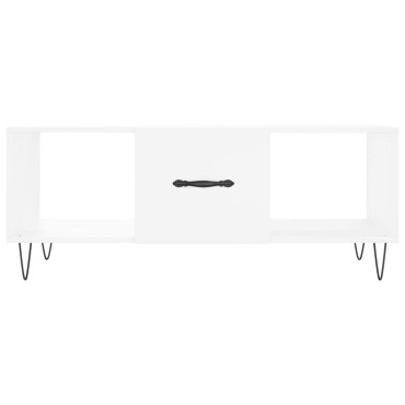 vidaXL Τραπεζάκι Σαλονιού Λευκό 102x50x40cm από Επεξεργασμένο Ξύλο 1 τεμ.