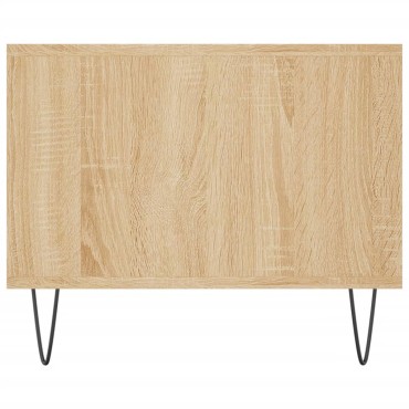 vidaXL Τραπεζάκι Σαλονιού Sonoma Δρυς 102x50x40cm από Επεξεργ. Ξύλο 1 τεμ.