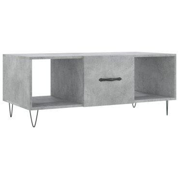 vidaXL Τραπεζάκι Σαλονιού Γκρι Σκυρ. 102x50x40cm Επεξεργασμένο Ξύλο 1 τεμ.