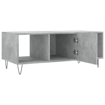 vidaXL Τραπεζάκι Σαλονιού Γκρι Σκυρ. 102x50x40cm Επεξεργασμένο Ξύλο 1 τεμ.