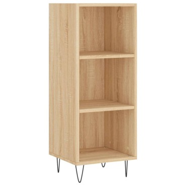 vidaXL Ντουλάπι Sonoma Δρυς 34,5x32,5x90cm από Επεξεργασμένο Ξύλο 1 τεμ.