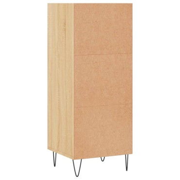 vidaXL Ντουλάπι Sonoma Δρυς 34,5x32,5x90cm από Επεξεργασμένο Ξύλο 1 τεμ.