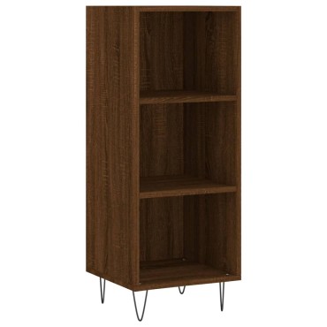 vidaXL Ντουλάπι Καφέ Δρυς 34,5x32,5x90cm Επεξεργασμένο Ξύλο 1 τεμ.