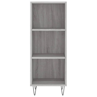 vidaXL Ντουλάπι Γκρι sonoma 34,5x32,5x90cm από Επεξεργασμένο Ξύλο 1 τεμ.