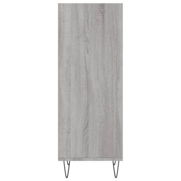 vidaXL Ντουλάπι Γκρι sonoma 34,5x32,5x90cm από Επεξεργασμένο Ξύλο 1 τεμ.