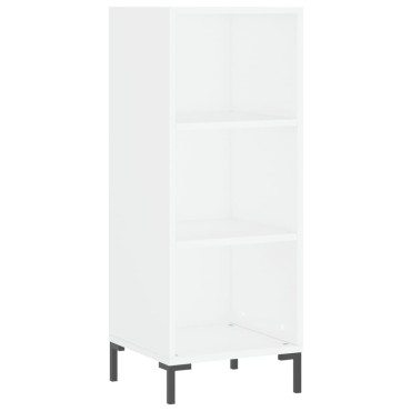 vidaXL Ντουλάπι Λευκό 34,5x32,5x90cm Επεξεργασμένο Ξύλο 1 τεμ.