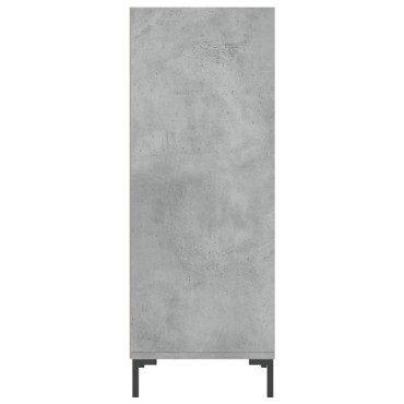 vidaXL Ντουλάπι Γκρι Σκυροδέματος 34,5x32,5x90cm Επεξεργασμένο Ξύλο 1 τεμ.
