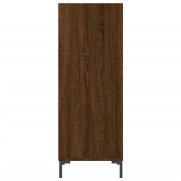 vidaXL Ντουλάπι Καφέ Δρυς 34,5x32,5x90cm Επεξεργασμένο Ξύλο 1 τεμ.