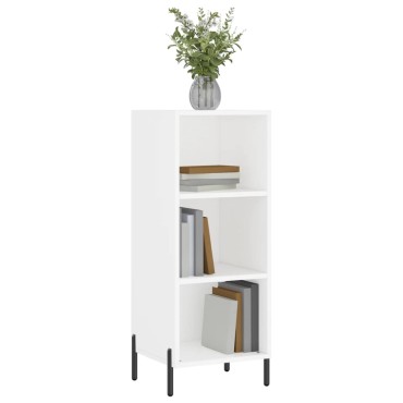 vidaXL Ντουλάπι Λευκό 34,5x32,5x90cm Επεξεργασμένο Ξύλο 1 τεμ.