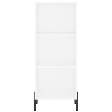 vidaXL Ντουλάπι Λευκό 34,5x32,5x90cm Επεξεργασμένο Ξύλο 1 τεμ.