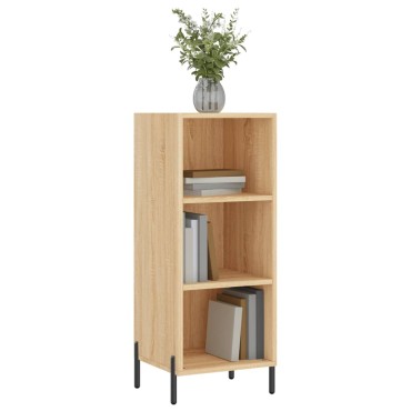 vidaXL Ντουλάπι Sonoma Δρυς 34,5x32,5x90cm από Επεξεργασμένο Ξύλο 1 τεμ.