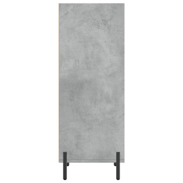 vidaXL Ντουλάπι Γκρι Σκυροδέματος 34,5x32,5x90cm Επεξεργασμένο Ξύλο 1 τεμ.
