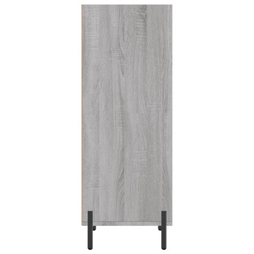 vidaXL Ντουλάπι Γκρι sonoma 34,5x32,5x90cm από Επεξεργασμένο Ξύλο 1 τεμ.