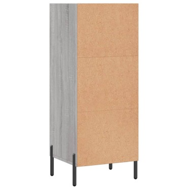 vidaXL Ντουλάπι Γκρι sonoma 34,5x32,5x90cm από Επεξεργασμένο Ξύλο 1 τεμ.