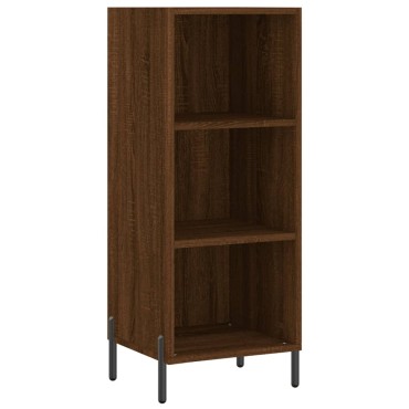 vidaXL Ντουλάπι Καφέ Δρυς 34,5x32,5x90cm Επεξεργασμένο Ξύλο 1 τεμ.