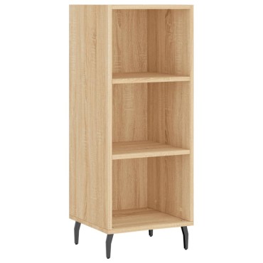 vidaXL Ντουλάπι Sonoma Δρυς 34,5x32,5x90cm από Επεξεργασμένο Ξύλο 1 τεμ.