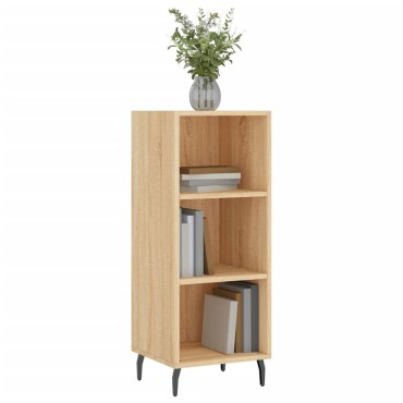 vidaXL Ντουλάπι Sonoma Δρυς 34,5x32,5x90cm από Επεξεργασμένο Ξύλο 1 τεμ.