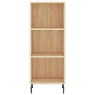 vidaXL Ντουλάπι Sonoma Δρυς 34,5x32,5x90cm από Επεξεργασμένο Ξύλο 1 τεμ.