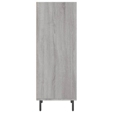 vidaXL Ντουλάπι Γκρι sonoma 34,5x32,5x90cm από Επεξεργασμένο Ξύλο 1 τεμ.
