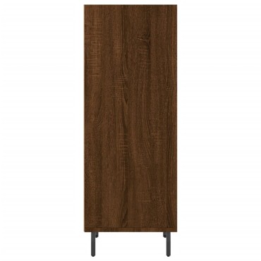 vidaXL Ντουλάπι Καφέ Δρυς 34,5x32,5x90cm Επεξεργασμένο Ξύλο 1 τεμ.