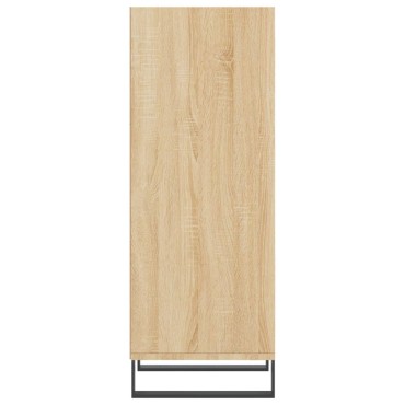 vidaXL Ντουλάπι Sonoma Δρυς 34,5x32,5x90cm από Επεξεργασμένο Ξύλο 1 τεμ.