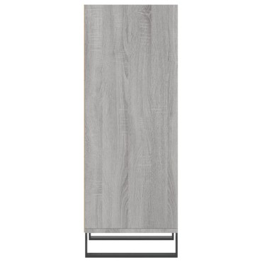 vidaXL Ντουλάπι Γκρι sonoma 34,5x32,5x90cm από Επεξεργασμένο Ξύλο 1 τεμ.