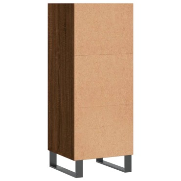 vidaXL Ντουλάπι Καφέ Δρυς 34,5x32,5x90cm Επεξεργασμένο Ξύλο 1 τεμ.