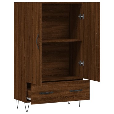 vidaXL Ντουλάπα Καφέ Δρυς 69,5x31x115cm από Επεξεργασμένο Ξύλο 1 τεμ.