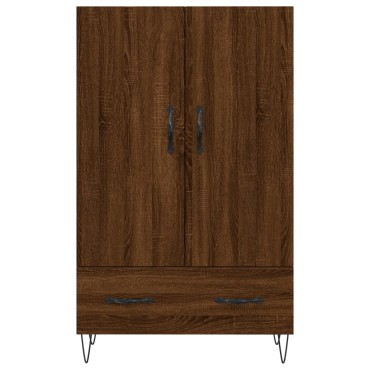 vidaXL Ντουλάπα Καφέ Δρυς 69,5x31x115cm από Επεξεργασμένο Ξύλο 1 τεμ.