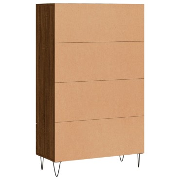 vidaXL Ντουλάπα Καφέ Δρυς 69,5x31x115cm από Επεξεργασμένο Ξύλο 1 τεμ.