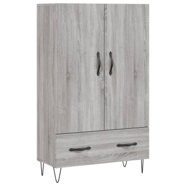 vidaXL Ντουλάπα Γκρι Sonoma 69,5x31x115cm από Επεξεργασμένο Ξύλο 1 τεμ.