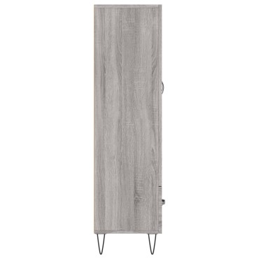 vidaXL Ντουλάπα Γκρι Sonoma 69,5x31x115cm από Επεξεργασμένο Ξύλο 1 τεμ.