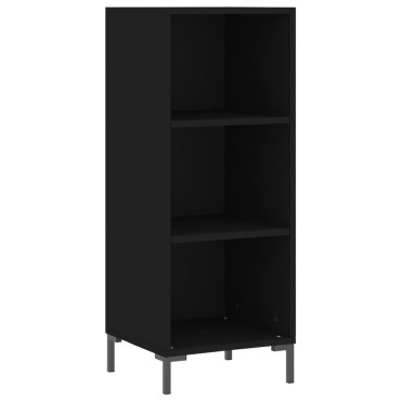 vidaXL Ντουλάπι Μαύρο 34,5x32,5x90cm Επεξεργασμένο Ξύλο 1 τεμ.