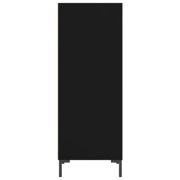 vidaXL Ντουλάπι Μαύρο 34,5x32,5x90cm Επεξεργασμένο Ξύλο 1 τεμ.