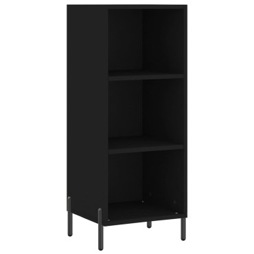 vidaXL Ντουλάπι Μαύρο 34,5x32,5x90cm Επεξεργασμένο Ξύλο 1 τεμ.
