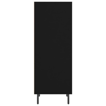 vidaXL Ντουλάπι Μαύρο 34,5x32,5x90cm Επεξεργασμένο Ξύλο 1 τεμ.