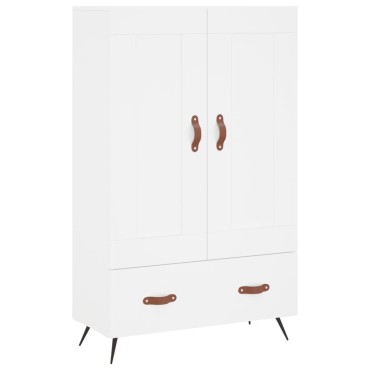 vidaXL Ντουλάπα Λευκή 69,5x31x115cm από Επεξεργασμένο Ξύλο 1 τεμ.
