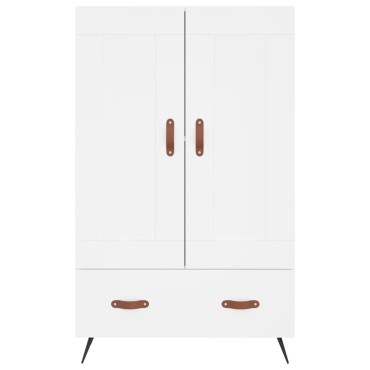 vidaXL Ντουλάπα Λευκή 69,5x31x115cm από Επεξεργασμένο Ξύλο 1 τεμ.