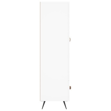 vidaXL Ντουλάπα Λευκή 69,5x31x115cm από Επεξεργασμένο Ξύλο 1 τεμ.
