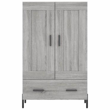 vidaXL Ντουλάπα Γκρι Sonoma 69,5x31x115cm από Επεξεργασμένο Ξύλο 1 τεμ.