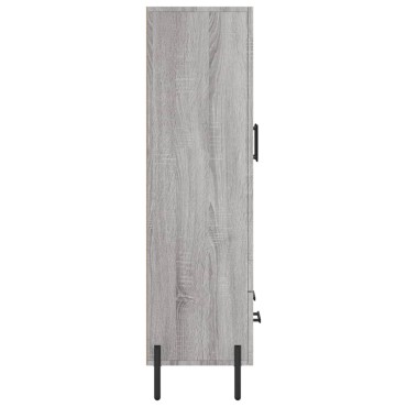 vidaXL Ντουλάπα Γκρι Sonoma 69,5x31x115cm από Επεξεργασμένο Ξύλο 1 τεμ.